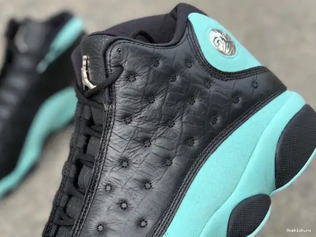 One Kick Black Air 13 Jordan Green 414571-030 Retro Island 0527